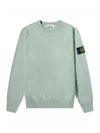 Wappen Patch Crew Neck Sweatshirt Mint - STONE ISLAND - BALAAN.