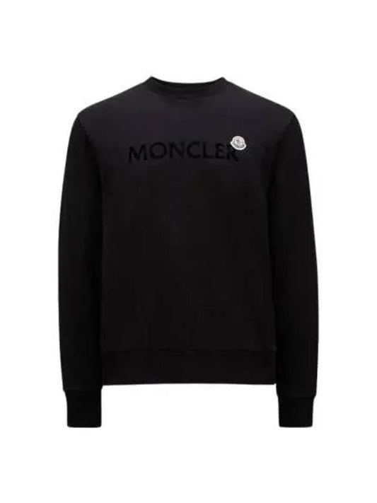 Logo Patch Sweatshirt 8G00039 809KR 999 - MONCLER - BALAAN 1