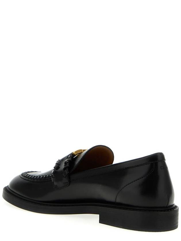 Marcie Calfskin Loafers Black - CHLOE - BALAAN 3