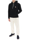 Chillax Fox Patch Classic Hoodie Black - MAISON KITSUNE - BALAAN 4