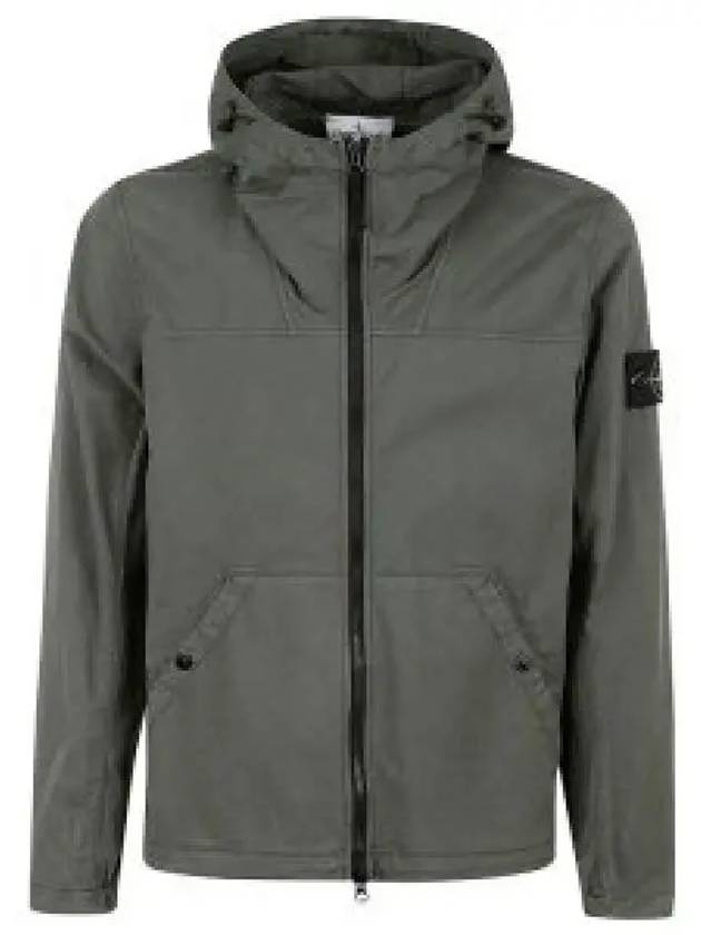 Stone Island zip up hooded overshirt - STONE ISLAND - BALAAN 2