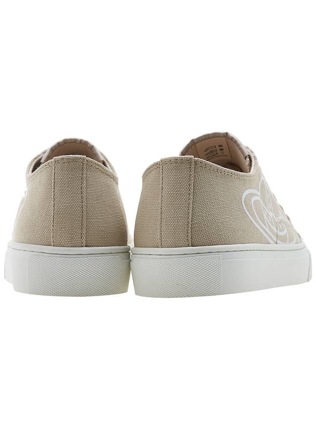 ORB Logo Low Top Sneakers Beige - VIVIENNE WESTWOOD - BALAAN 5