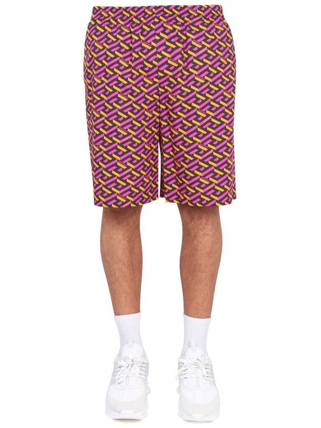 Shorts WITH La Greca Print 10024761A049925R310 B0040193890 - VERSACE - BALAAN 2