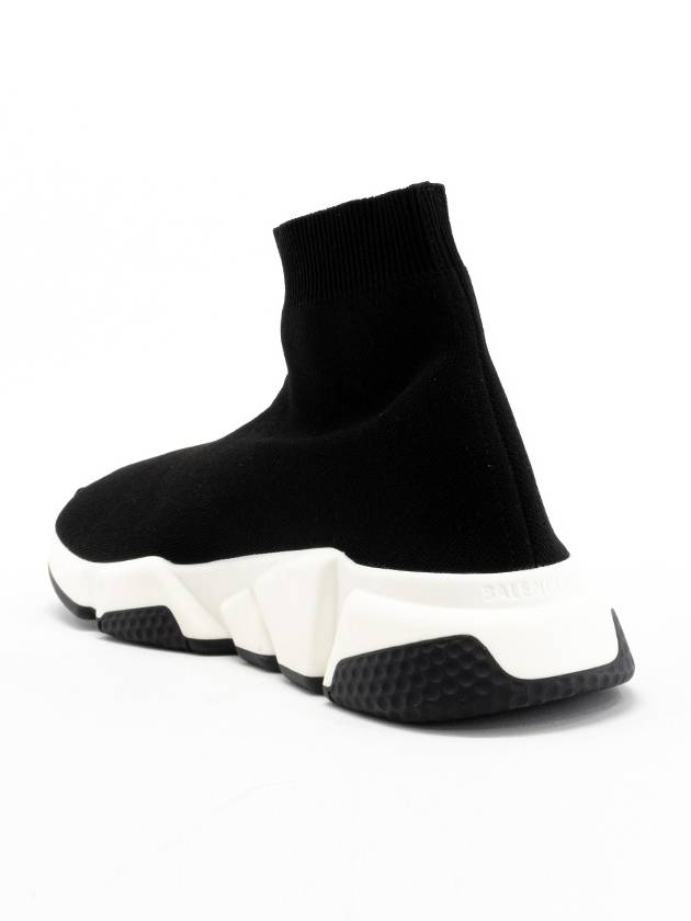 Men's Speedrunner High Top Sneakers Black White - BALENCIAGA - BALAAN 11