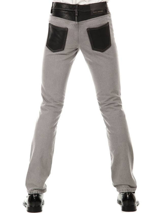 Leather docking slim fit gray denim - MARC JACOBS - BALAAN 2