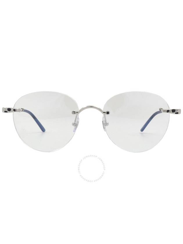 Cartier Demo Round Ladies Eyeglasses CT0309O 002 52 - CARTIER - BALAAN 1