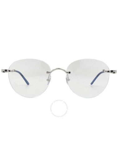 Cartier Demo Round Ladies Eyeglasses CT0309O 002 52 - CARTIER - BALAAN 1