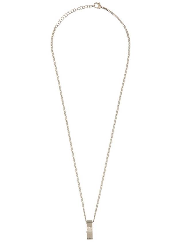 Numeric Minimal Signature Pendant Ring Necklace Silver - MAISON MARGIELA - BALAAN 3