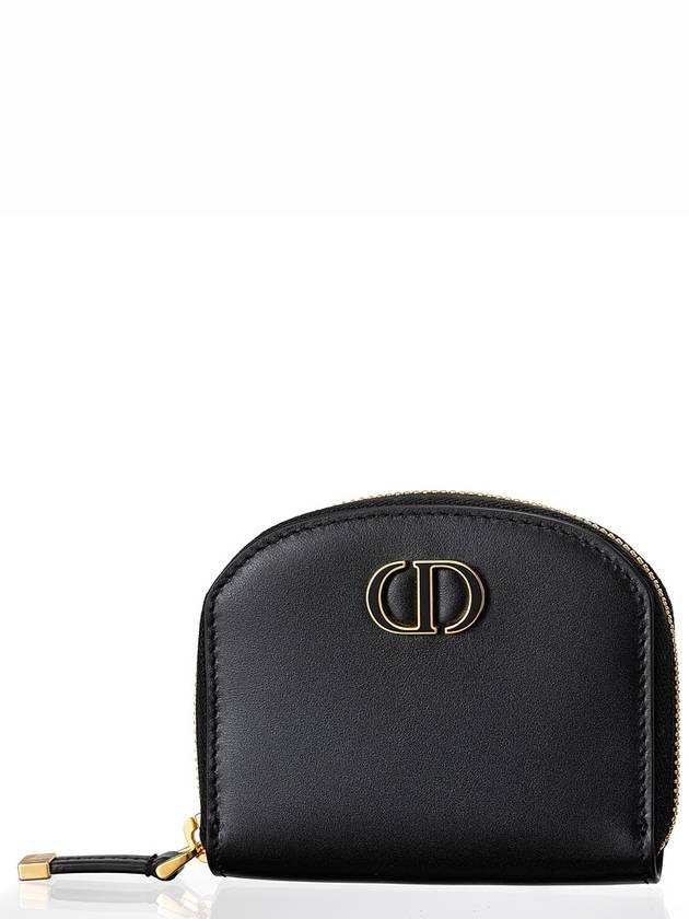 30 Montaigne Avenue Small Coin Purse Black - DIOR - BALAAN 2