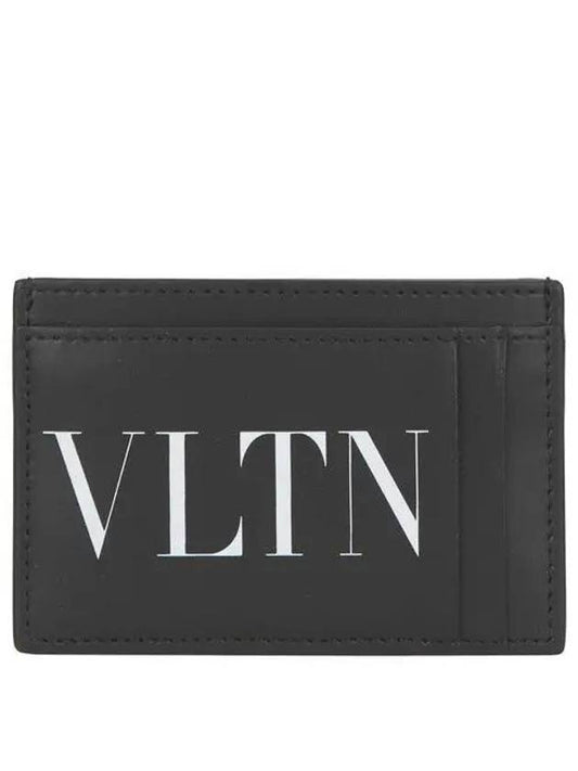 Logo Compact Card Wallet Black - VALENTINO - BALAAN 2