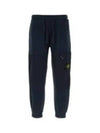 Compass Badge Panel Track Pants Blue - STONE ISLAND - BALAAN 2