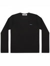 Logo Waffen Long Sleeve T-Shirt Black - COMME DES GARCONS - BALAAN 2