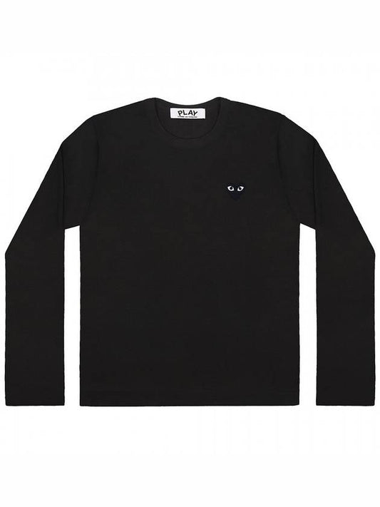 Logo Waffen Long Sleeve T-Shirt Black - COMME DES GARCONS - BALAAN 2