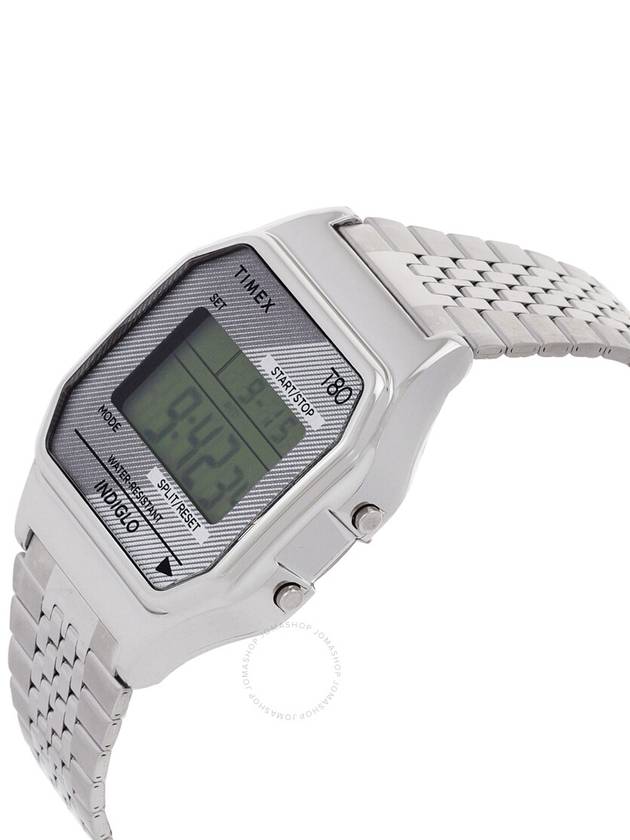 Timex 80 Alarm Quartz Digital Stainless Steel Bracelet Unisex Watch TW2R79300 - TIMEX - BALAAN 2