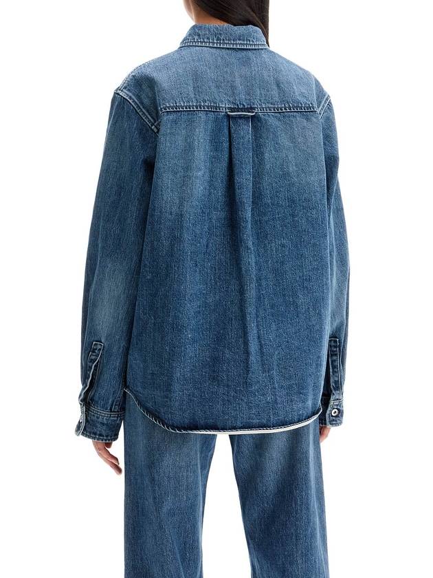 denim overshirt - JIL SANDER - BALAAN 3