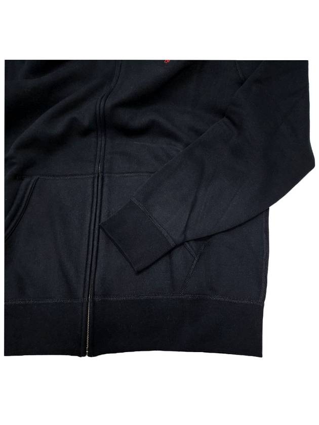 Embroidered Pony Logo Zip Up Hoodie Black - POLO RALPH LAUREN - BALAAN 8