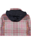 Check Hooded Jacket Pink - DIOR - BALAAN 8