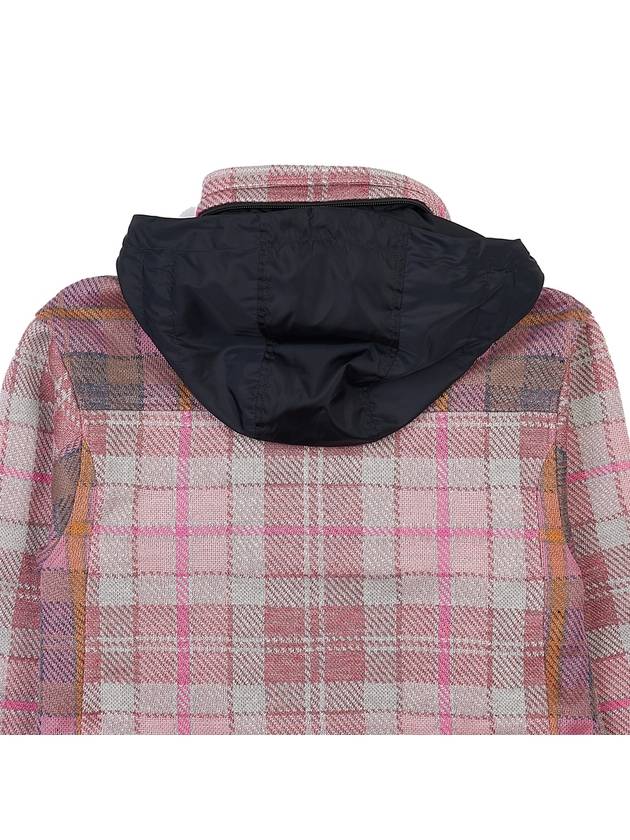 Check Hooded Jacket Pink - DIOR - BALAAN 8