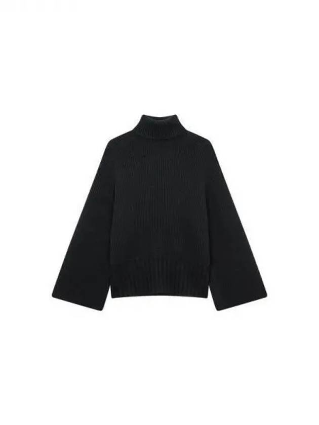 Women s Wide Sleeve Turtleneck Knit Black 270889 - EMPORIO ARMANI - BALAAN 1