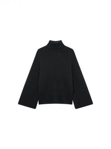 Women s Wide Sleeve Turtleneck Knit Black 270889 - EMPORIO ARMANI - BALAAN 1