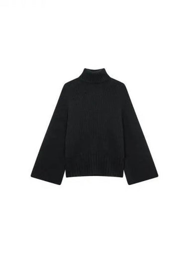 Women s Wide Sleeve Turtleneck Knit Black 270889 - EMPORIO ARMANI - BALAAN 1