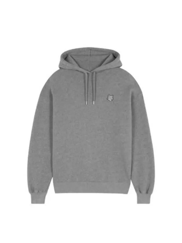 Bold Fox Head Patch Comfort Hoodie Grey - MAISON KITSUNE - BALAAN 2