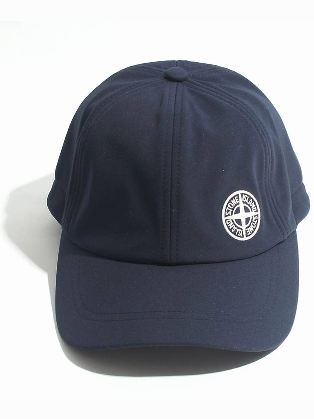 Embroidered Logo Base Ball Cap Navy - STONE ISLAND - BALAAN 4