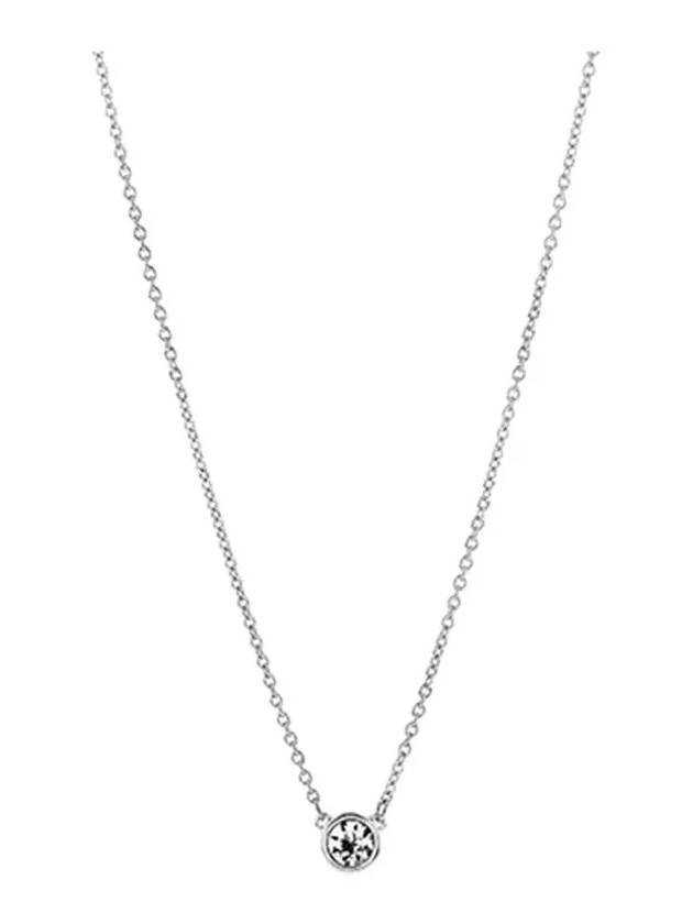 Imber Crystal Pendant Necklace Silver - SWAROVSKI - BALAAN 4