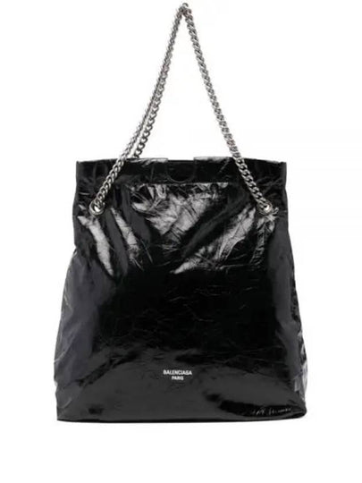 Crush Medium Tote Bag Black - BALENCIAGA - BALAAN 2