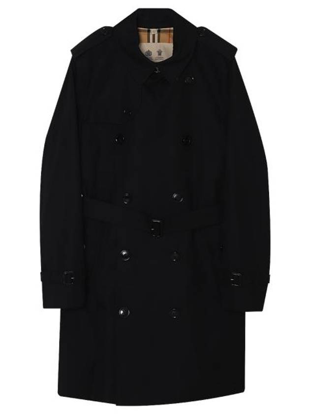 Men's Felsi Heritage Mid Trench Coat Black - BURBERRY - BALAAN 2