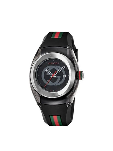 SYNC Urethane Watch Black - GUCCI - BALAAN 1