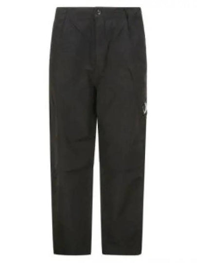 Flat Nylon Regular Utility Straight Pants Black - CP COMPANY - BALAAN 2