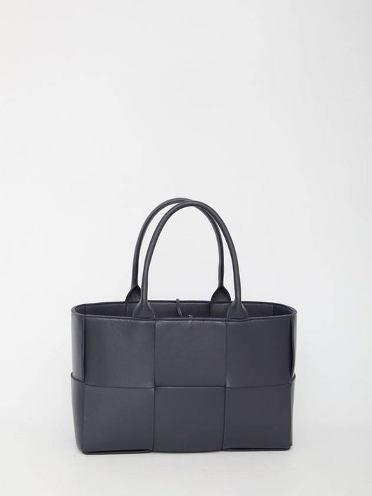 Arco Intrecciato Small Tote Bag Black - BOTTEGA VENETA - BALAAN 2