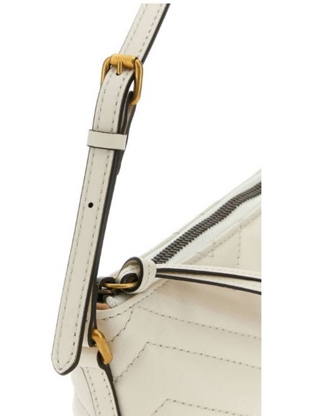 GG Marmont Shoulder Bag White - GUCCI - BALAAN 5