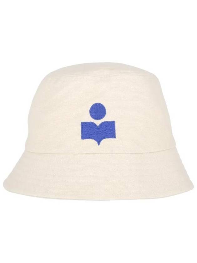 Haley Logo Bucket Hat Ivory - ISABEL MARANT - BALAAN 1