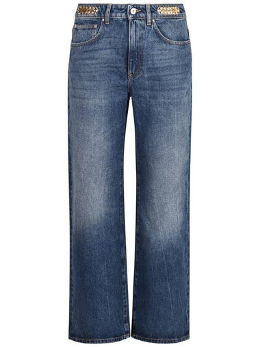 Rabanne High-Rise Boyfriend Jeans - PACO RABANNE - BALAAN 1