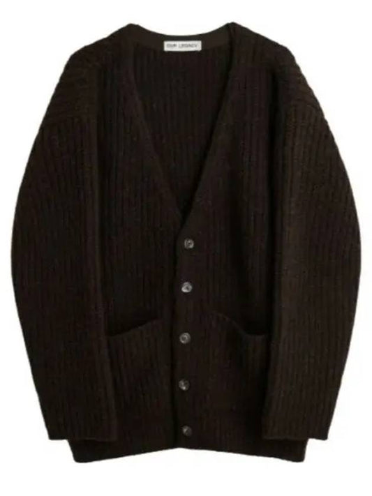 Colossal V-neck wool cardigan - OUR LEGACY - BALAAN 2