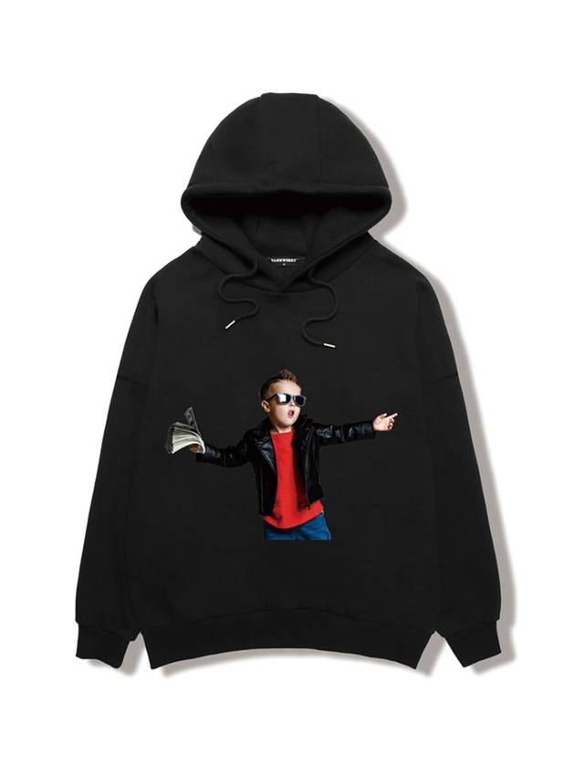 Cheerful Rich Boy Oversized Fit Hoodie Black - VANN WORKS - BALAAN 2