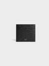 Triomphe Embossed Calfskin Half Wallet Black - CELINE - BALAAN 1