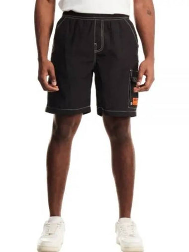 DEUS 24 Big Fella Swim Short Mesh DMS232189B BLK Shorts - DEUS EX MACHINA - BALAAN 1