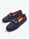 Gomino Suede Driving Shoes Navy - TOD'S - BALAAN 3