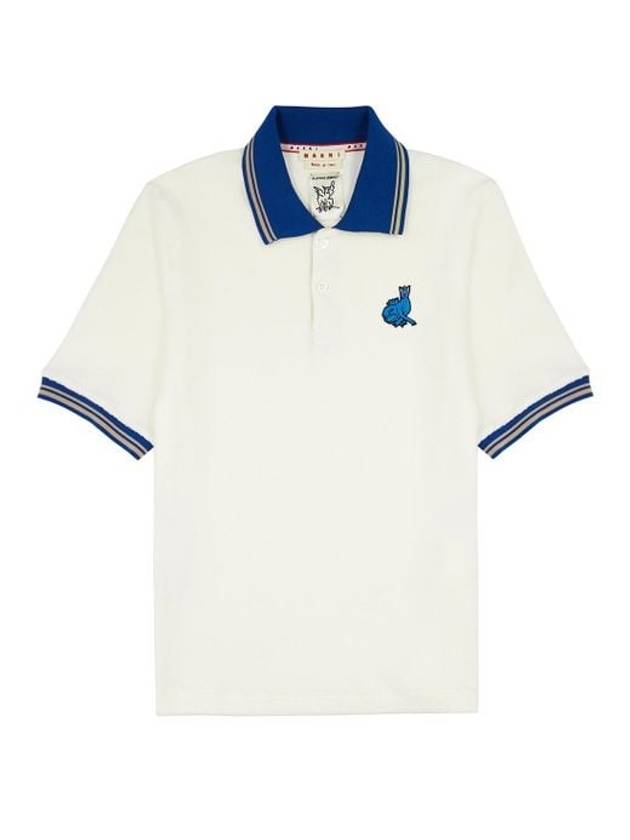 polo embroidered t-shirt - MARNI - BALAAN.