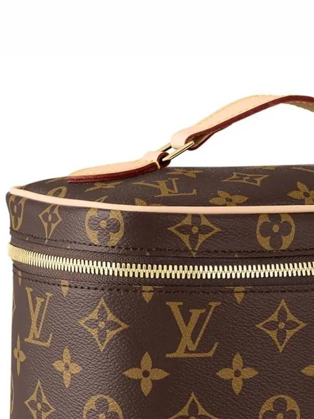 Nice BB Monogram Canvas Pouch Bag Brown - LOUIS VUITTON - BALAAN 5