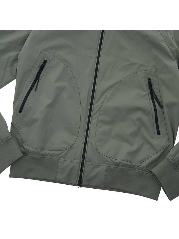 Men's Lens Waffen Pro Tech Hooded Jacket Bronze Green - CP COMPANY - BALAAN 8
