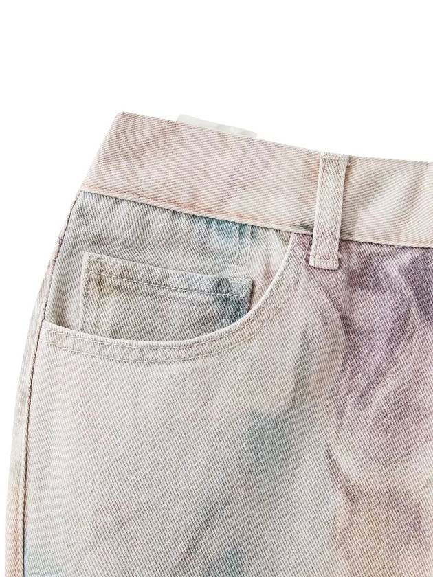 Abstract Straight Denim Pants - NOIRER - BALAAN 7