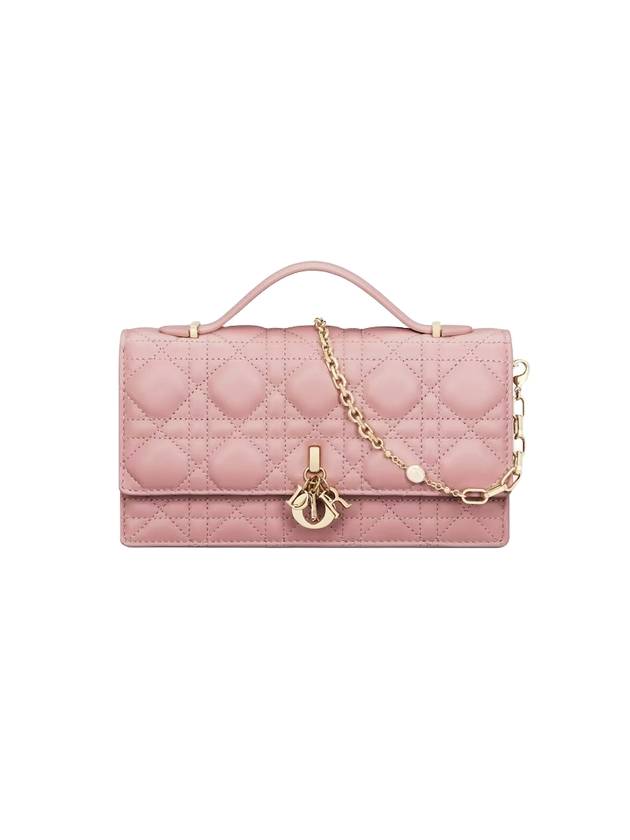 Miss Cannage Lambskin Mini Bag Antique Pink - DIOR - BALAAN 1