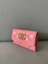 19 Snap Card Wallet Lambskin Coral Pink Gold Plated AP1790 - CHANEL - BALAAN 5