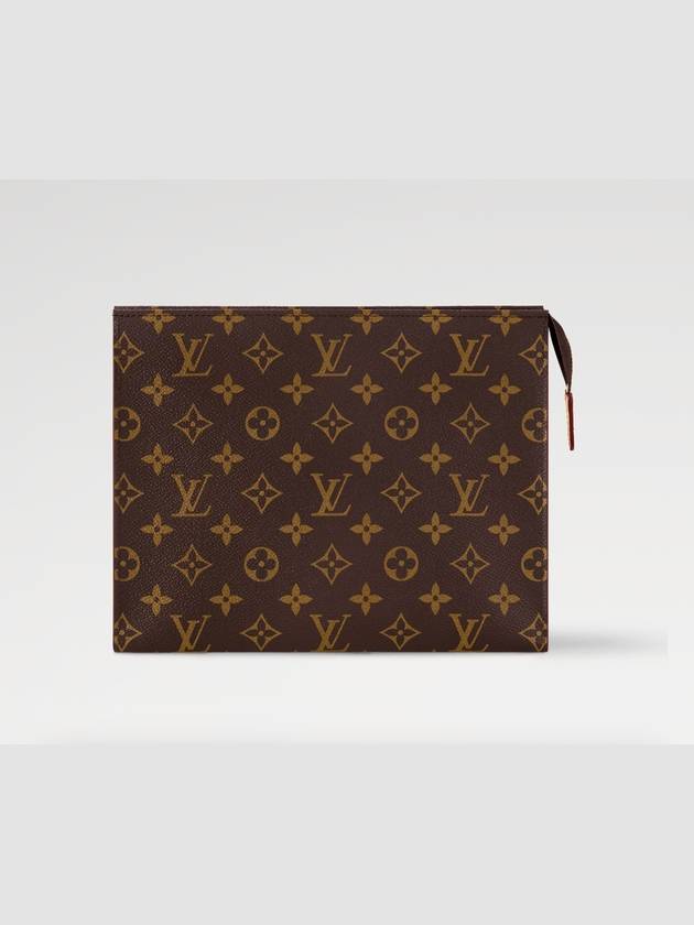 Poche Toilet Monogram Canvas Pouch Bag Brown - LOUIS VUITTON - BALAAN 3