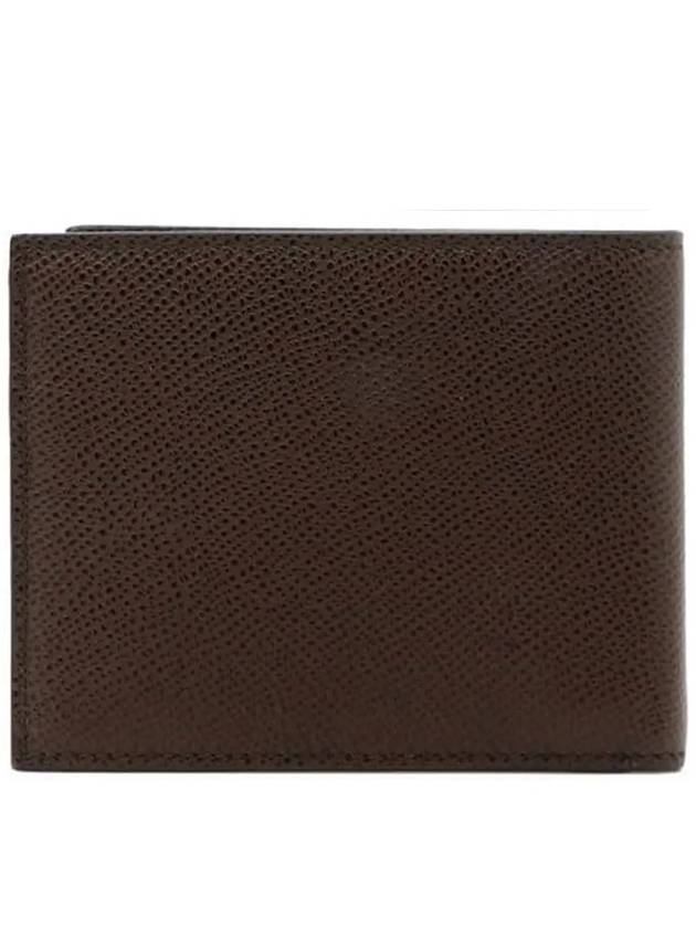 Tevye Leather Halfw Wallet Brown - BALLY - BALAAN 4