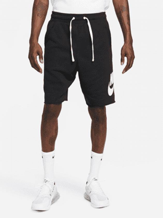 Men's NSW Club Alumni French Terry Shorts Black - NIKE - BALAAN 5